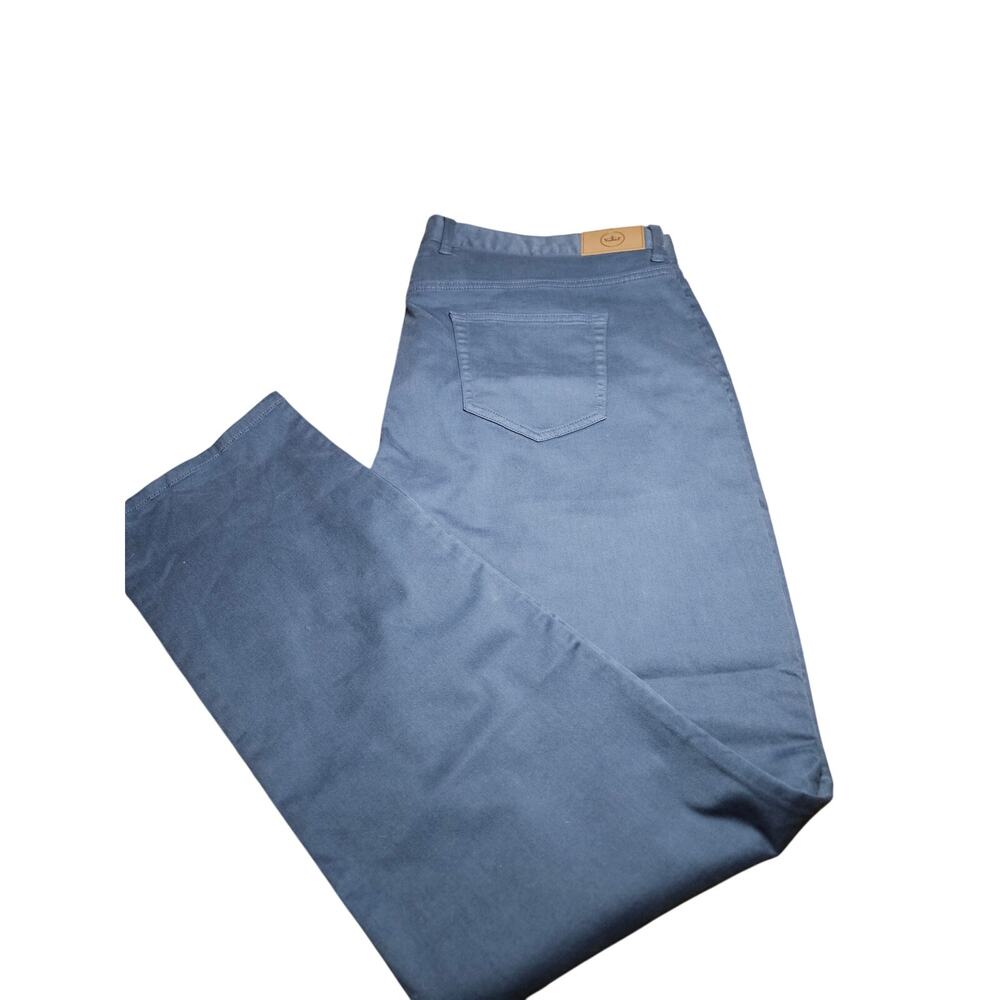 Peter Millar Five Pocket Sateen Pants Blue Size 42X32